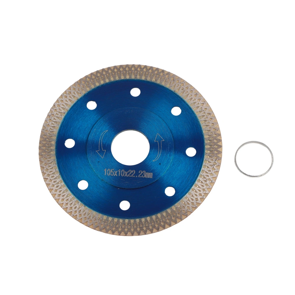 Diamond Saw Blade High Hardness Fast Accurate Cutting Circular Diamond Blade for Ceramic 105x20mm/4.1x0.8in