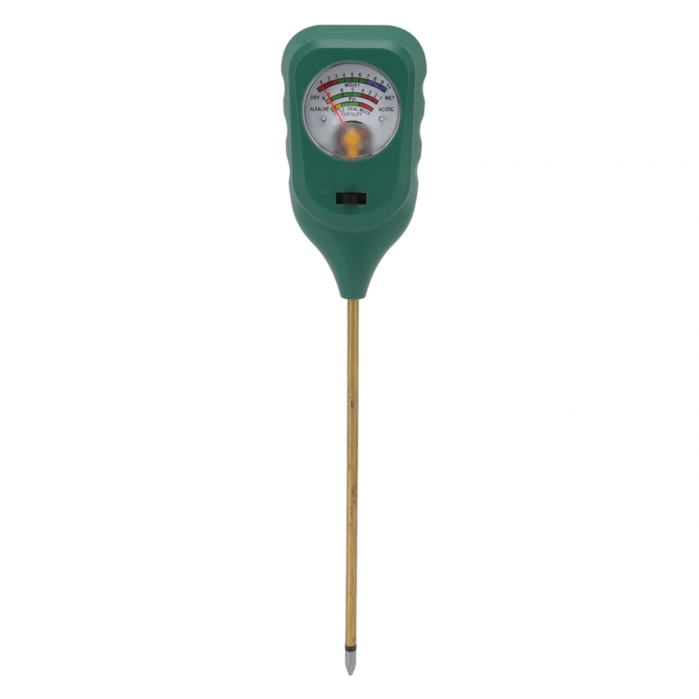 3 in 1 Soil Tester Portable Moisture Sensor Soil Hygrometer Probe for Garden Greenhouse