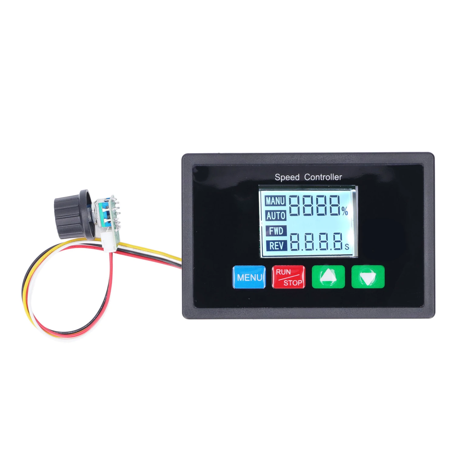 DC Motor Speed Regulator Controller Integrated LCD Timing Forward Reverse Motor Governor Regulator DC10‑55V