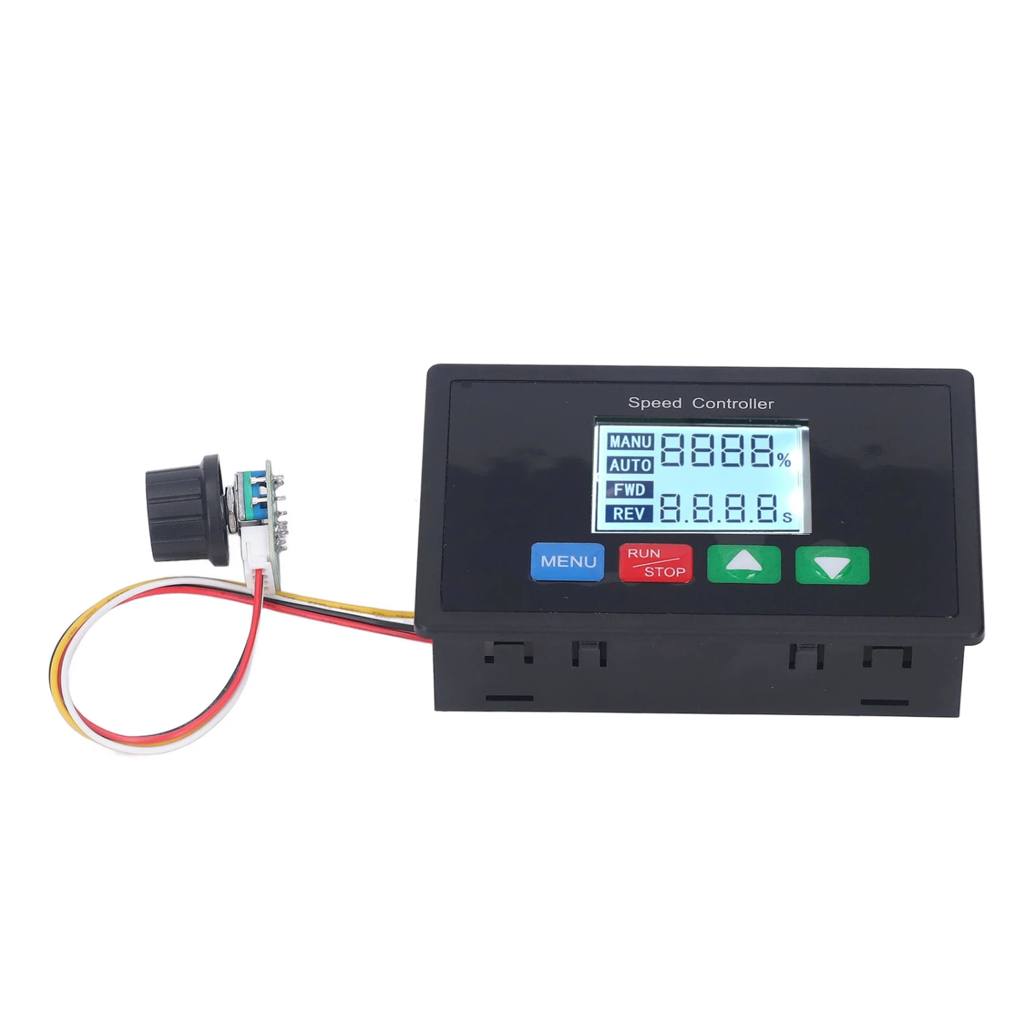 DC Motor Speed Regulator Controller Integrated LCD Timing Forward Reverse Motor Governor Regulator DC10‑55V