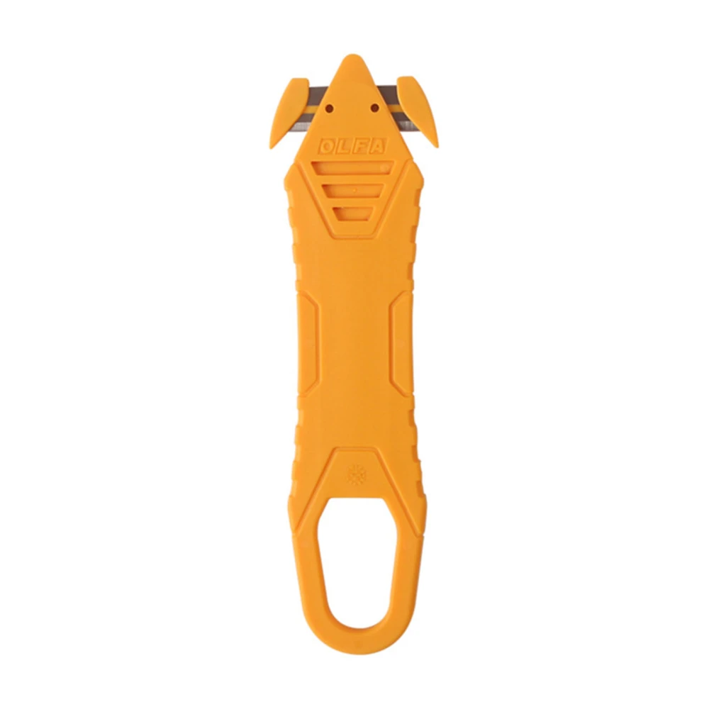 Yellow Safety Box Cutter Labor Saving Double Blade Ergonomic Home Safe Package Opener Knife Tool