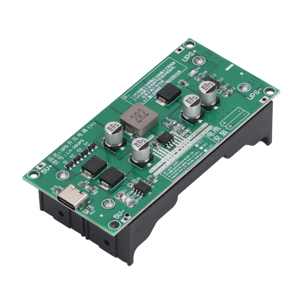 15W 3A High Power UPS Battery Boost Charging Module 18650 Lithium Battery Step Up Charger Board 9V 500mA