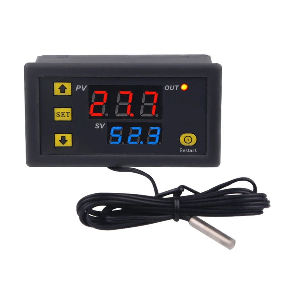 Digital Display Temperature Controller Heating Cooling Temp Control Switch Module AC110‑