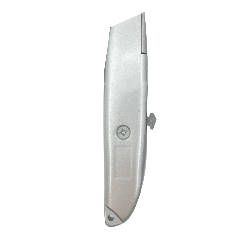 Retractable Utility Knife Handheld Box Cutter Carbon Steel Blade Aluminum Alloy Handle 160mm 303 Aluminum Alloy Cutter