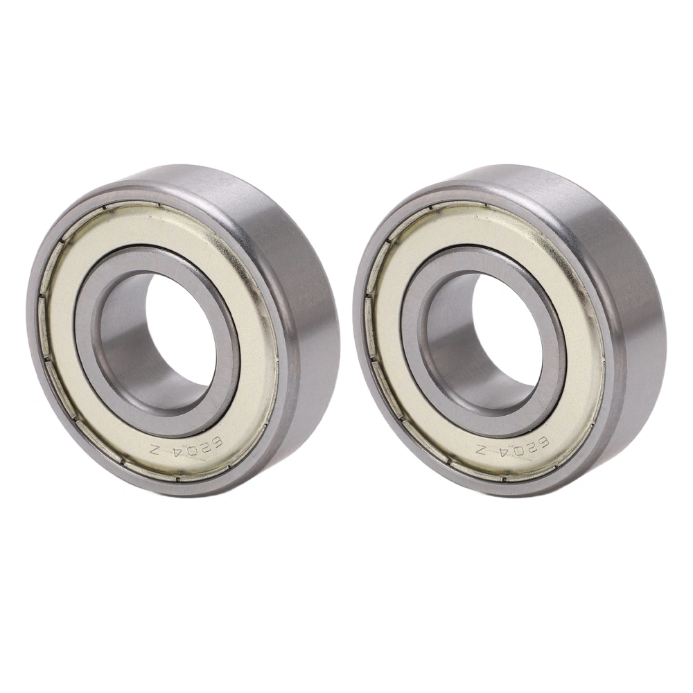 2Pcs Double Rubber Sealed Ball Bearing Low Noise High Temperature Resistant Deep Groove Ball Bearing