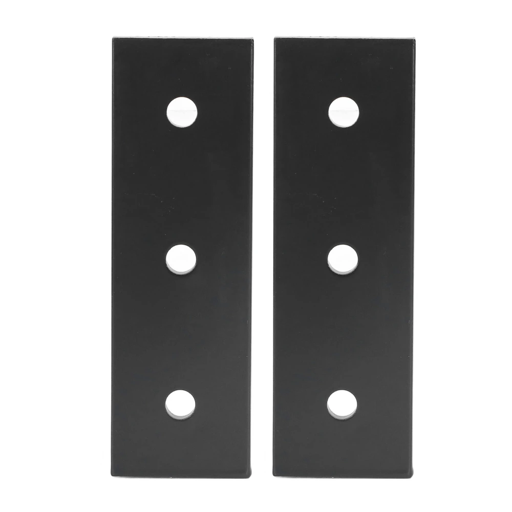 2Pcs Joint Plate Aluminium Alloy 3 Holes Mending Flat Bracket Board for Furniture 3030