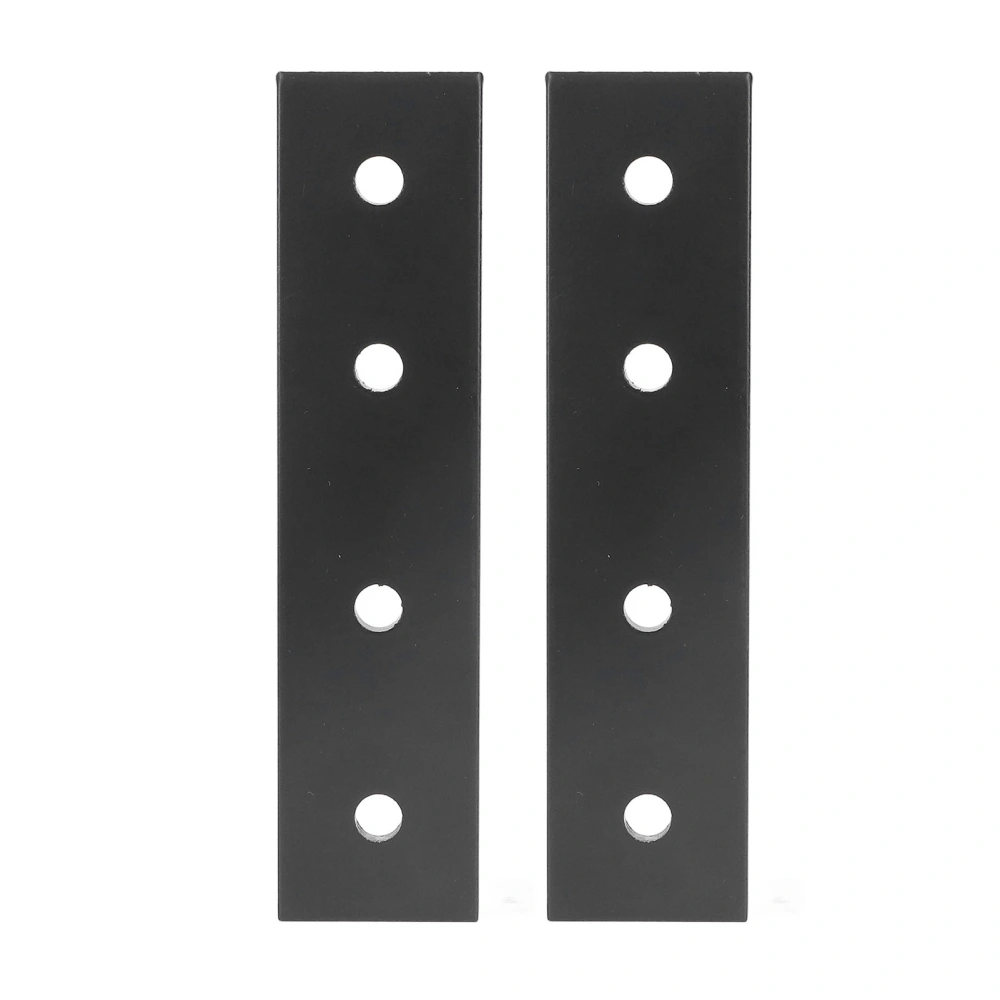 2PCS 4 Hole Connecting Plates Aluminum Alloy Flat Straight Brackets Metal Fastener Accessories 2020