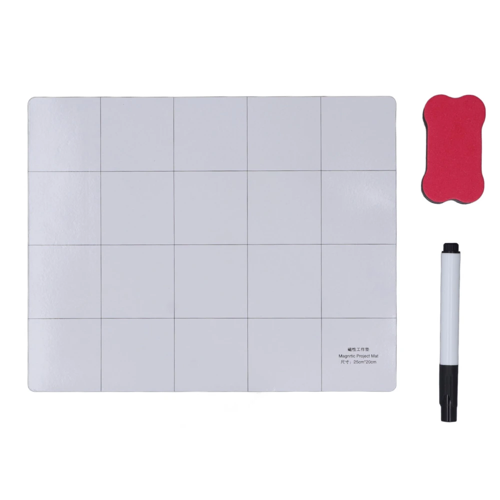 Maintenance Pad Professional Rewritable Magnetic Mat with Pen Eraser for Phone Maintenance