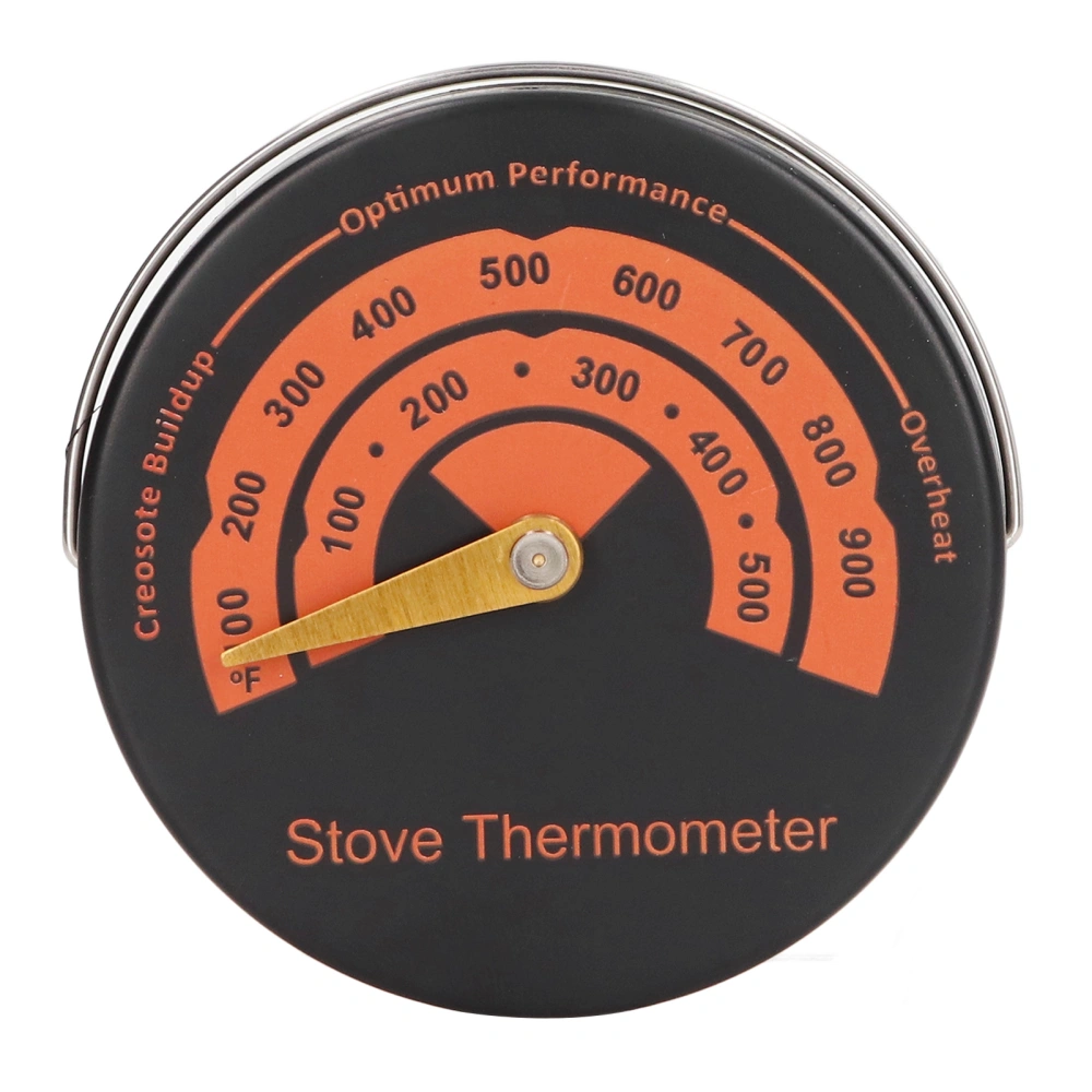 Wood Stove Thermometer Magnetic Gas Stoves Top Temperature Meter Avoiding Overheat 0℃~500℃