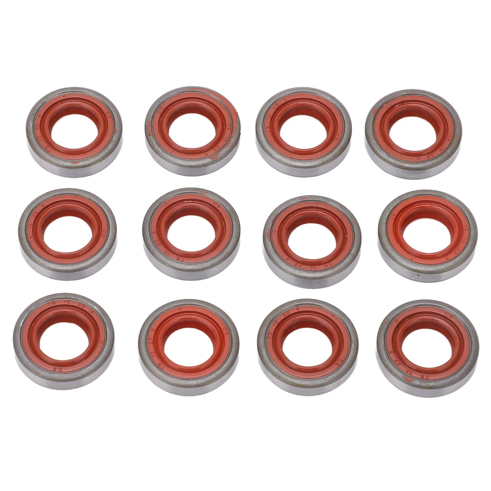 12Pcs Trimmer Oil Seal Cover Kit Iron ABS Oil Seal Replacement for Stihl FS80 FS85