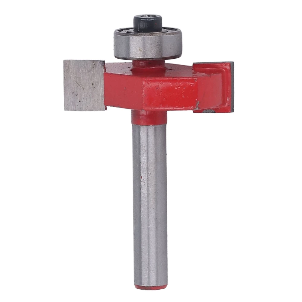 T Type Router Bit Ball Shaped Tungsten Alloy PTFE Coating Woodworking Milling Cutter 1/4x3/8