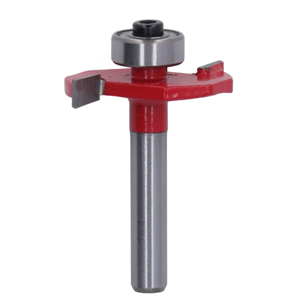 T Type Router Bit Ball Shaped Tungsten Alloy PTFE Coating Woodworking Milling Cutter 1/4x3/16