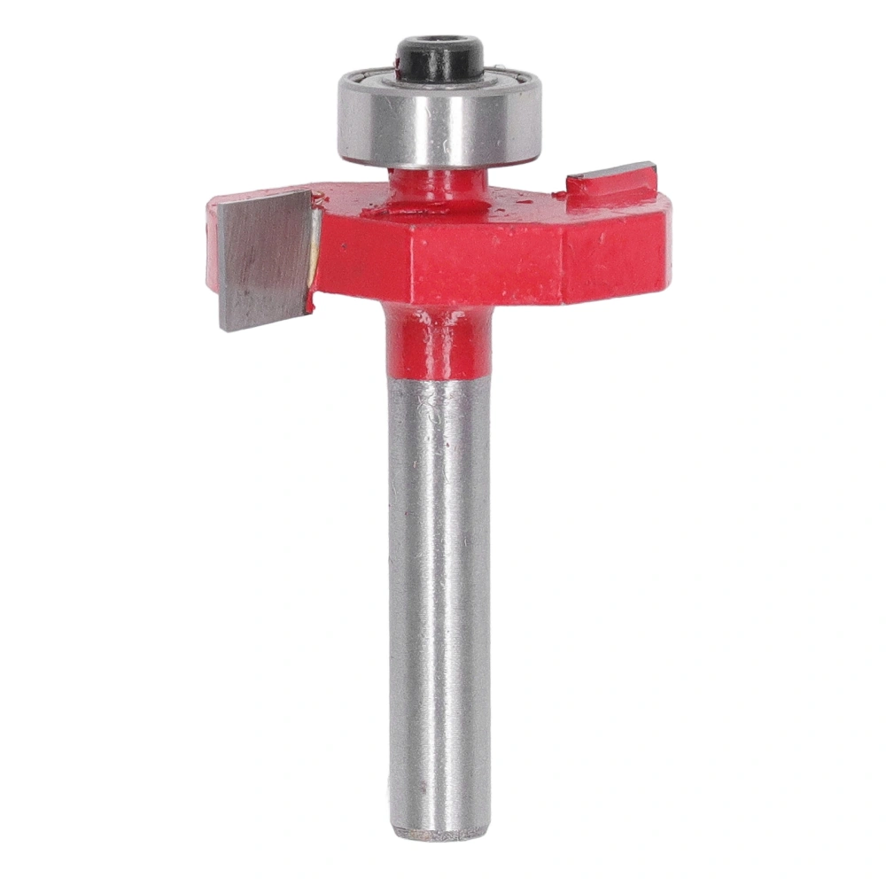 Woodworking T Shaped Router Bit 1/4in Shank Tungsten Steel Alloy Frame Molding Bit for Carpenter 1/4 X 5/16