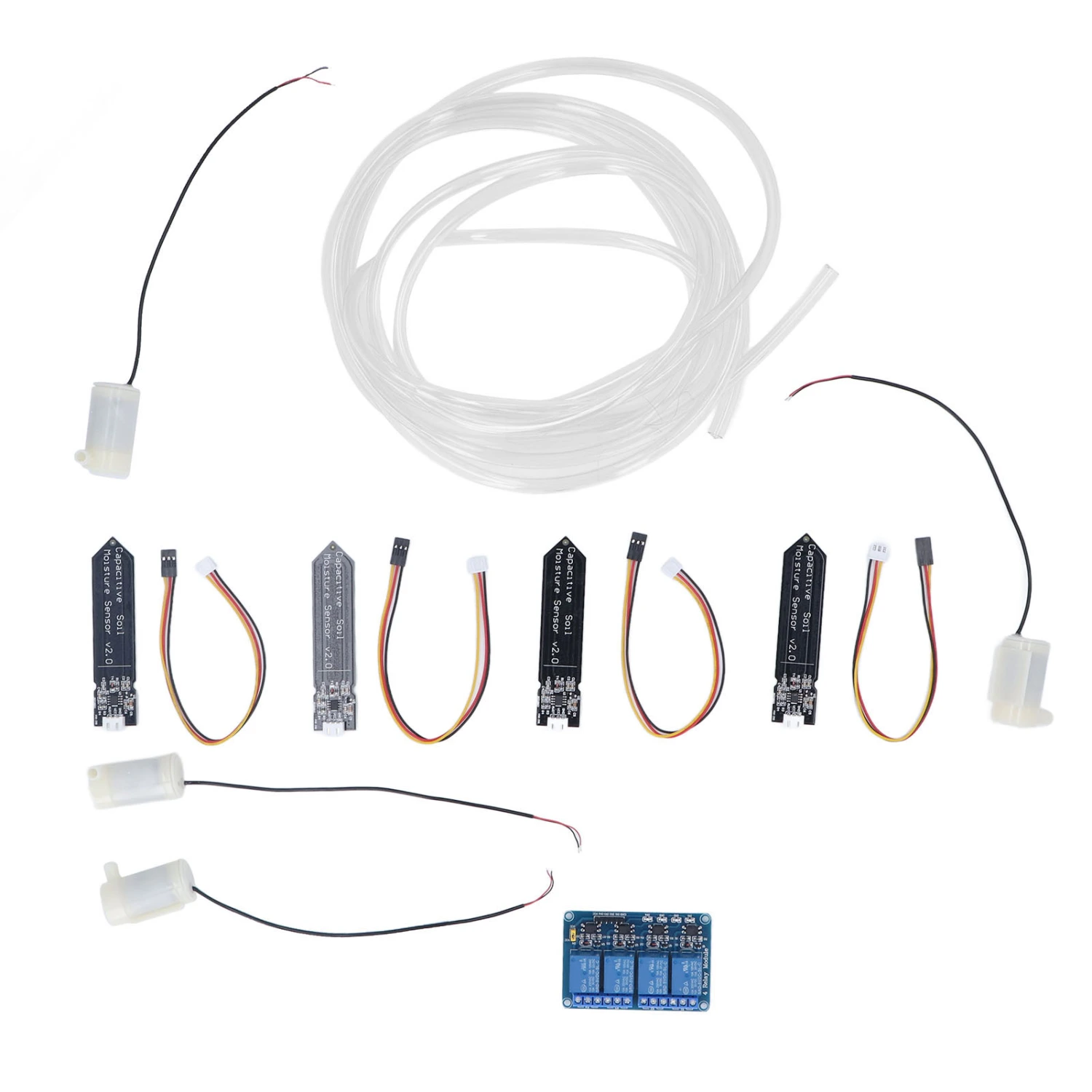 Automatic Irrigation Kit Self Watering System 4 Way Relay for Garden Potted Plant