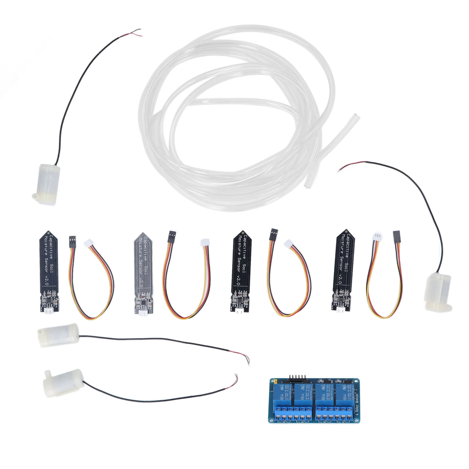 Automatic Irrigation Kit Self Watering System 4 Way Relay for Garden Potted Plant