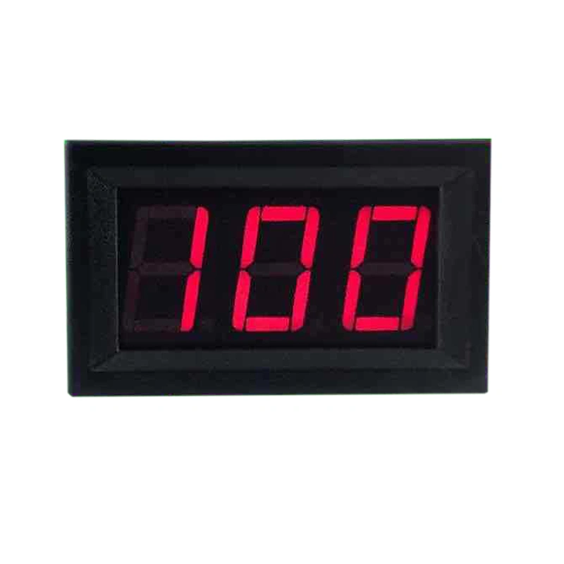 Digital Voltmeter 0.56in 3 Wire Voltage Meter Tester LED Display 0‑100V Accessory Red