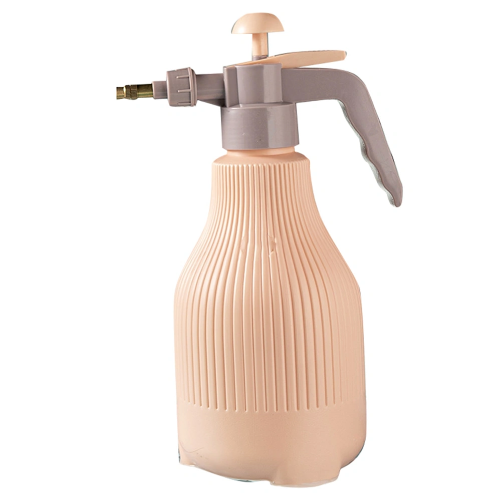 1500ml Gardening Spray Bottle Rotating Spraying Nozzle Sealed Uniform Large Spray Area Water Sprayer Can Pink and Orange