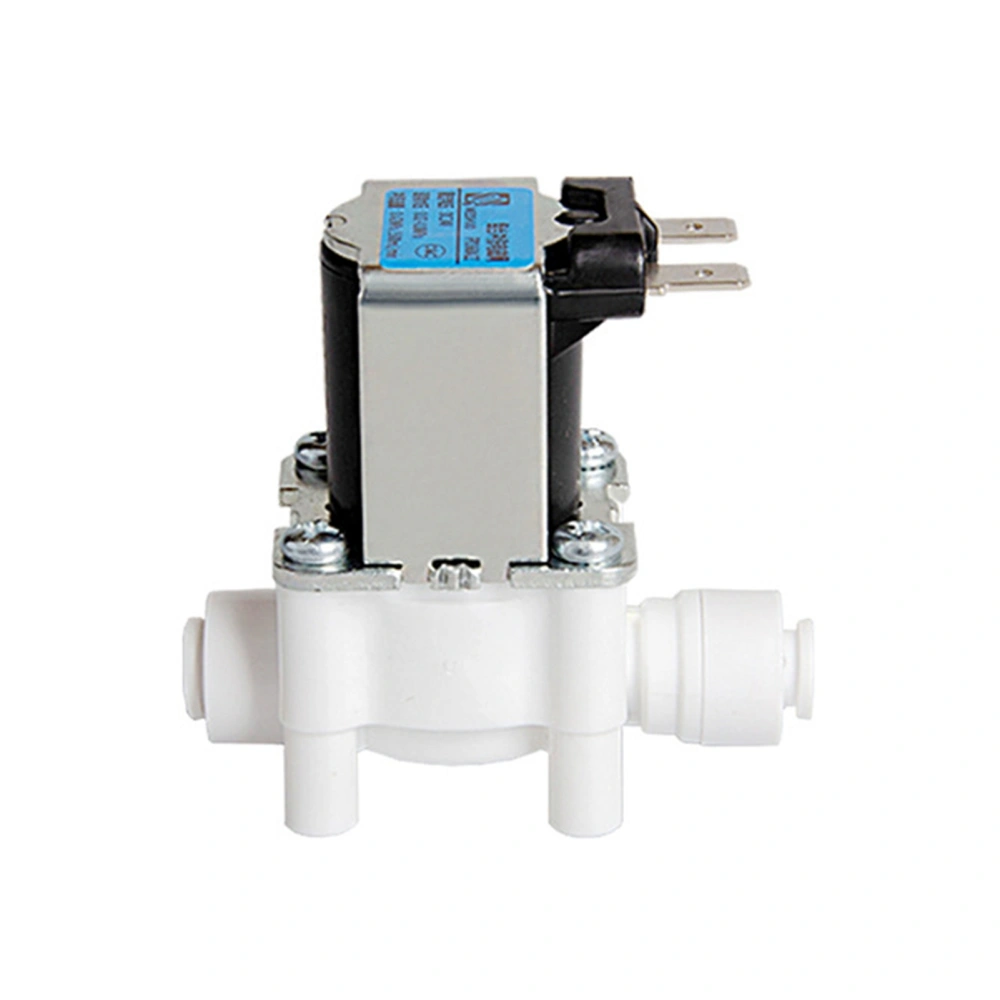 Inlet Solenoid Valve 24V Safe Wear Resistant Water Purifier Solenoid Valve for Home Filters Water Purifiers 1/4in Wastewater Solenoid Valve