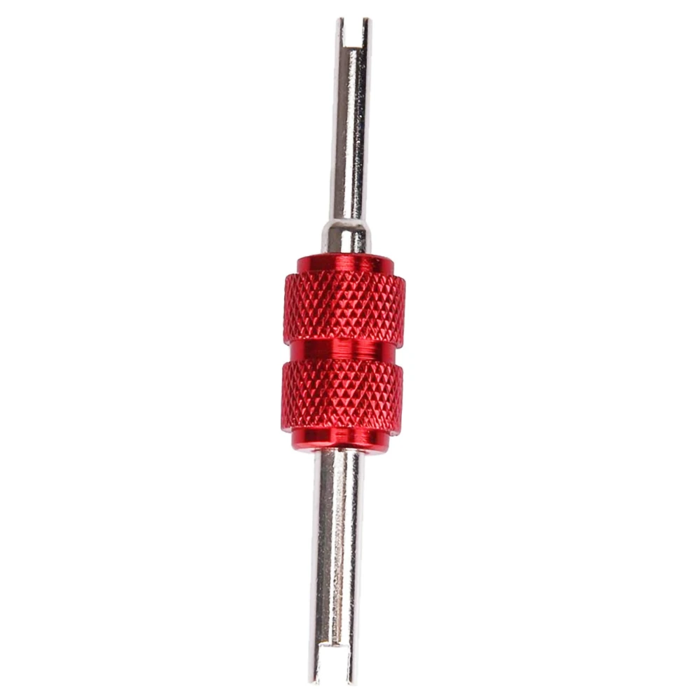 1PCS Double Head Valve Core Screwdriver Air Conditioner Valve Aluminum Alloy Remover Installer Tool