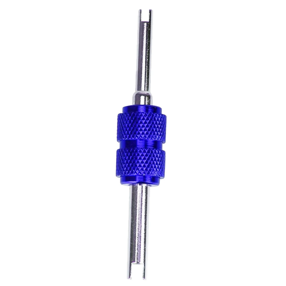 1PCS Double Head Valve Core Screwdriver Air Conditioner Valve Aluminum Alloy Remover Installer Tool