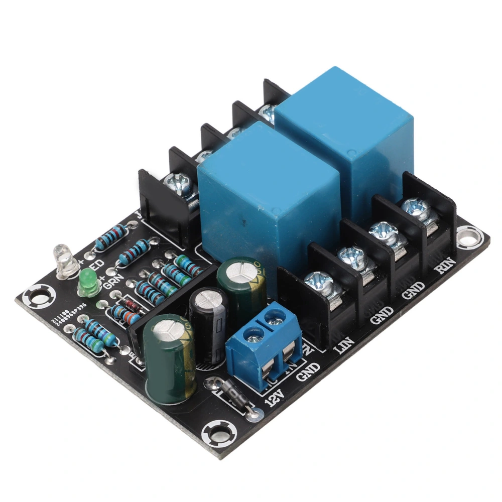 Speaker Protection Circuit Board 2 Channel Boot Delay High Power DC 12‑24V UPC1237 Chip