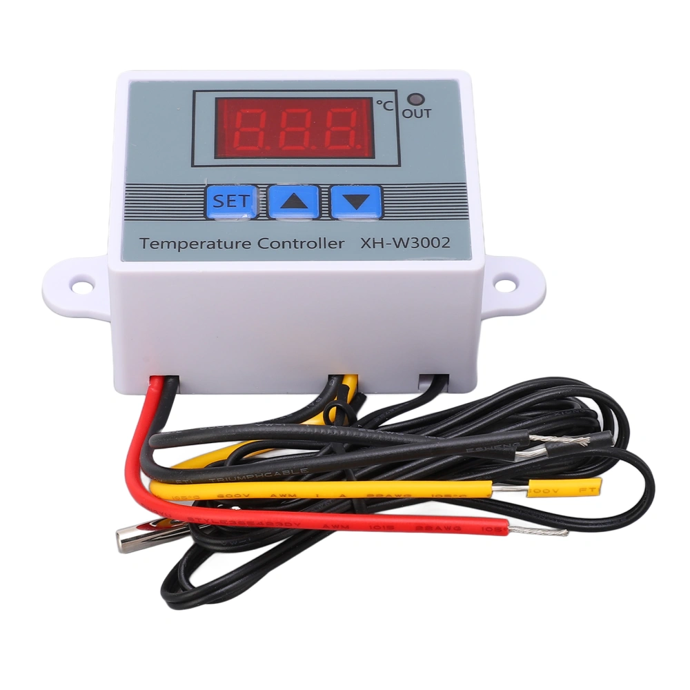 Digital Temperature Controller Thermostat Heating Cooling Switch with Waterproof Probe 10A 12V 120W