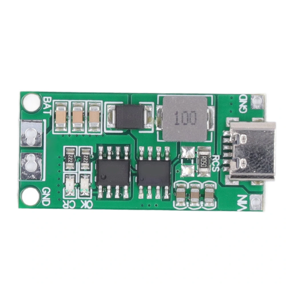 Battery Charger Module Type C To 8.4V Good Protection Boost Voltage Lithium Battery Charging Board Green 2A