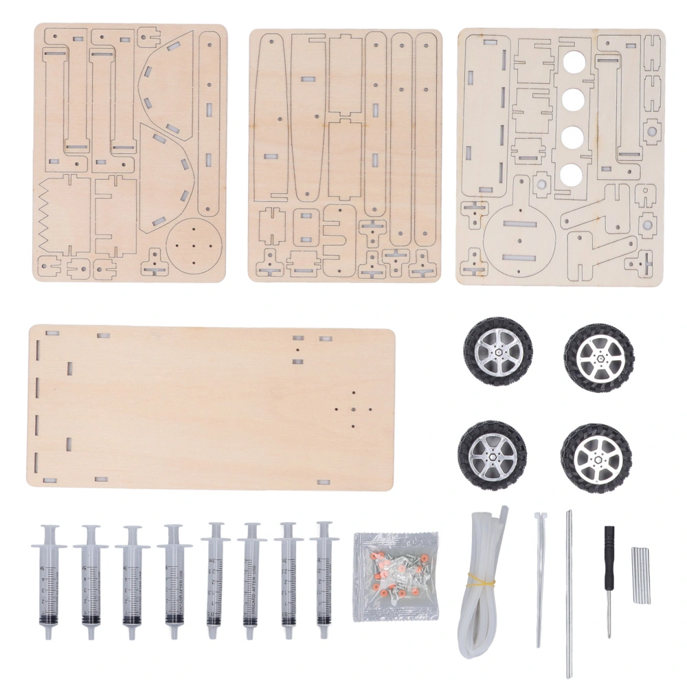 Excavator Building Toy Beech Wood Hydraulic Mechanical Model Set Kit for Teaching DIY