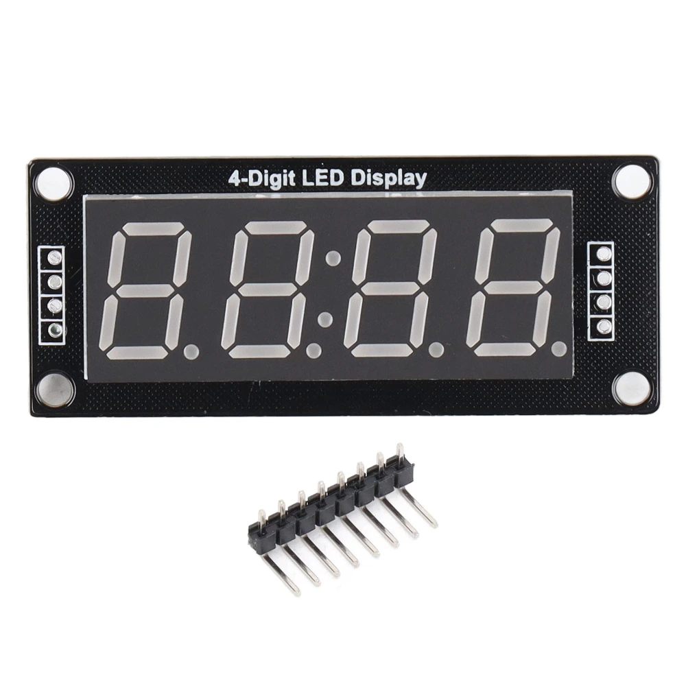 0.56in LED Display Module 4 Digit 7 Segment Digital Tube Clock Module with Pin Header 5V