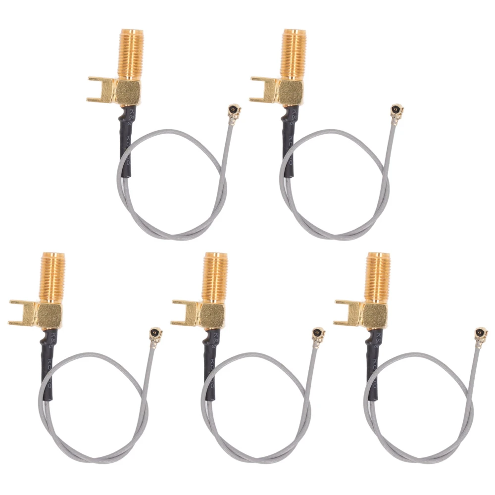 5PCS IPEX Terminal Cables IPX to SMA Female Network Antenna Extension Pigtail Cable 50ohms