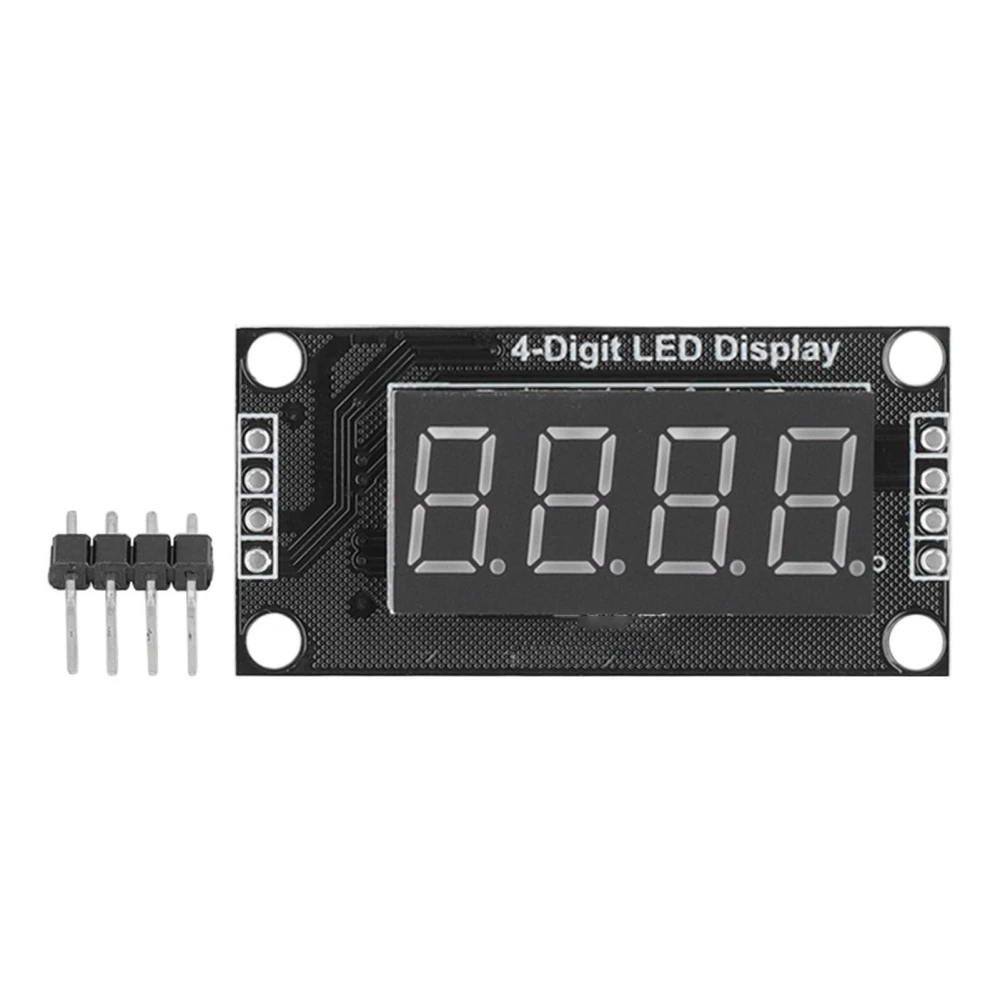 Digital Display Module LED Tube 0.36in Screen 4 Digit 7 Segment PCB Board TM1637 Module 5V