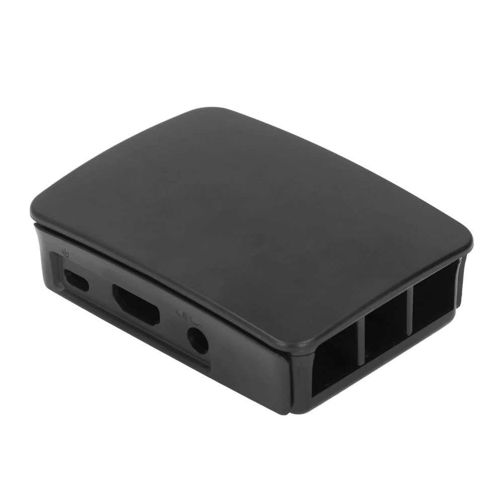 Micro Computer Enclosure Shell Case Box ABS All Ports Access for Raspberry Pi 3 B+ Black