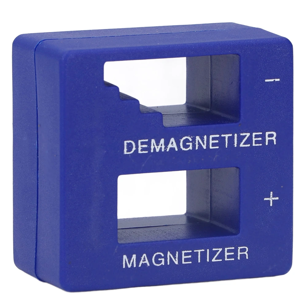 Magnetizer Demagnetizer ABS Portable Tool for Screwdriver Bit Screw Nut Tweezers Blue