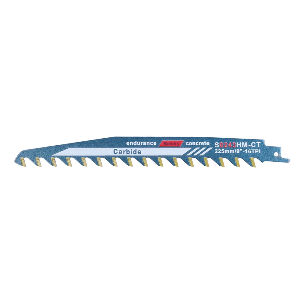 Reciprocating Saw Blade Tungsten Carbide Alloy Pruning Blade for Wood Cement Cutting(S0243HM-CT )