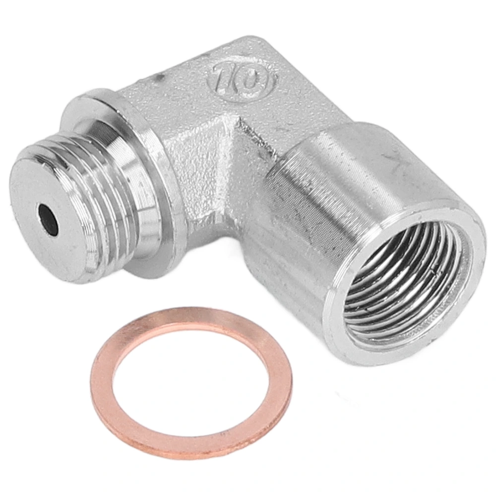 Oxygen Sensor Extender Spacer 90° Angled O Sensor Extension Gasket Fitting M18x1.5 Thread