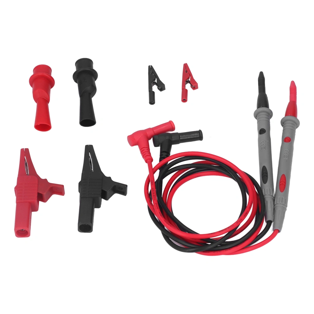 Test Lead Clip Set Automotive Crocodile Clips Repairing Diagnostic Multimeter Probe Kit JT8013