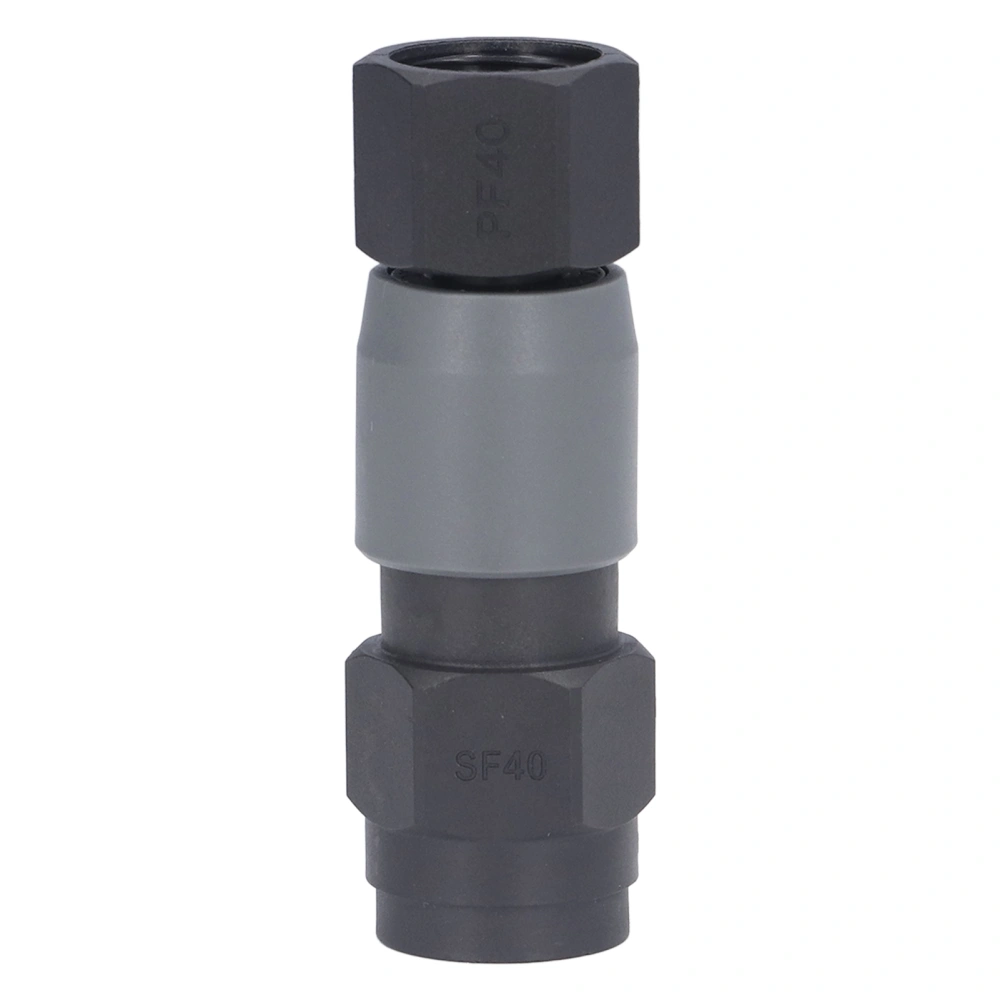 Pneumatic Fitting Air Quick Connector Self Locking Type C Plastic Steel for Hose Pipe(SF40+PF40 1/2in Female Thread )