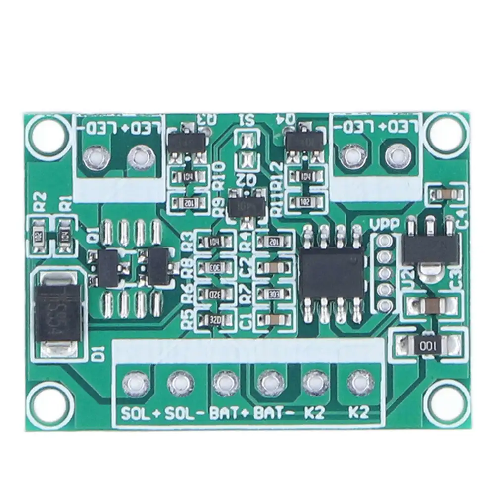 Solar Lawn Lamp Control Circuit Board 6V 12V Alternate Yellow Flashing 3.7V Slow Warning Light