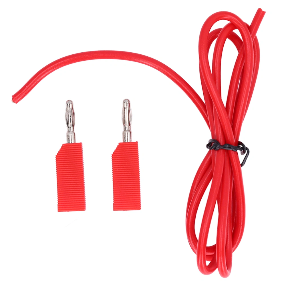 Banana Plug Test Leads Kit Universal Electrical Multimeter 30VAC‑60VDC 19A J.70010 4mmRed