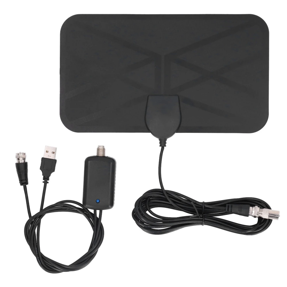 Digital TV Antenna Indoor Terrestrial HD 4K 1080P Antenna 25DBI Gain Adhesive Mount KJ‑036