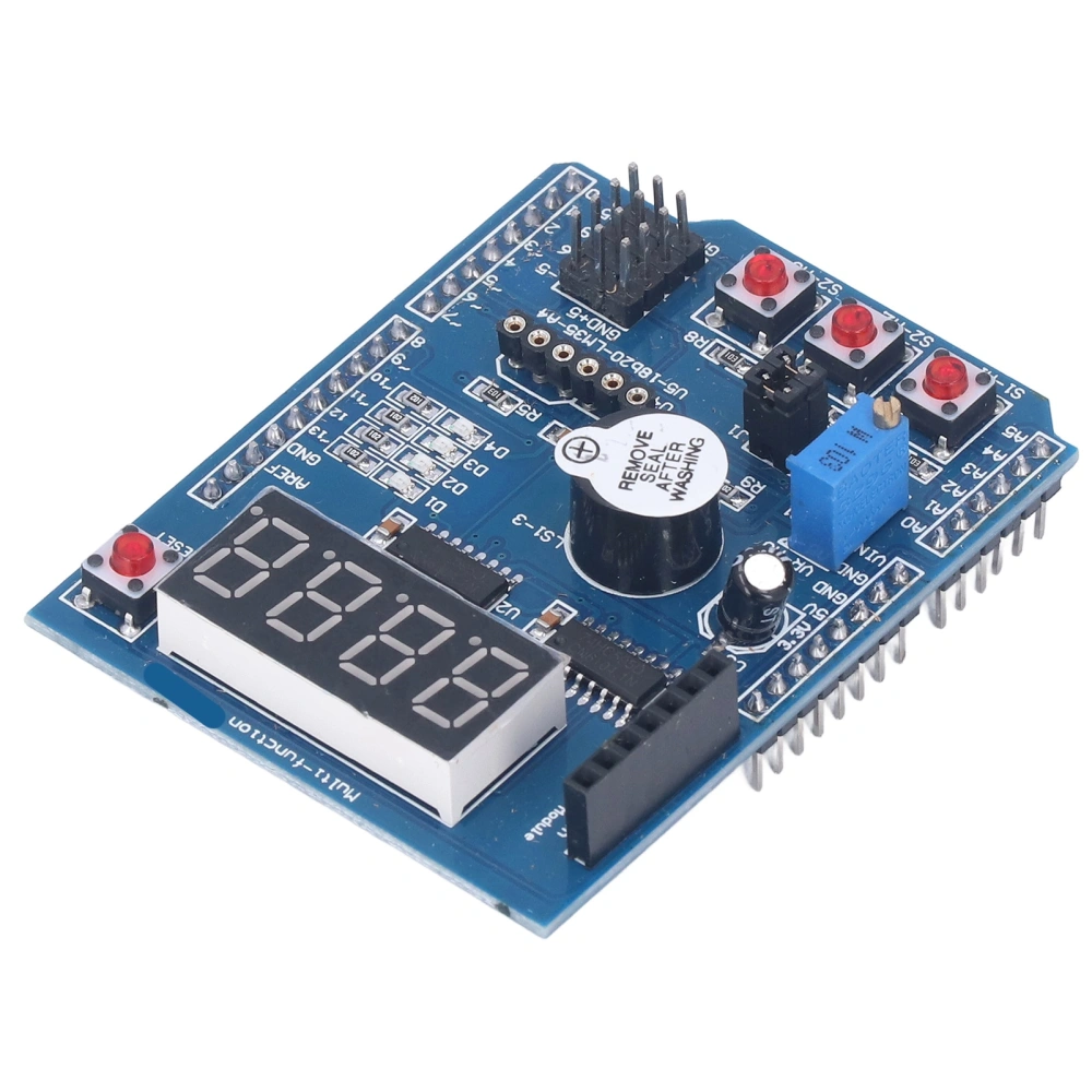 XD‑203 MCU Multifunctional Expansion Board 4 Digit Digital Display Development Module