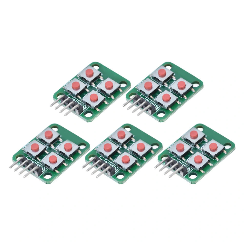 5PCS 2x2 Scan 4 Keypad Keyboard Module Array Key Switch Module for Electrical Control