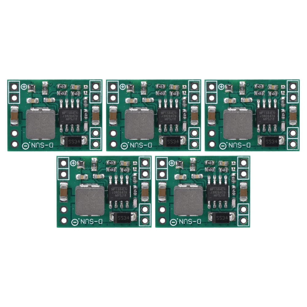 5Pcs Buck Power Supply Module DC to DC 3A Buck Board for Communication Equipment 5V Fixed Output