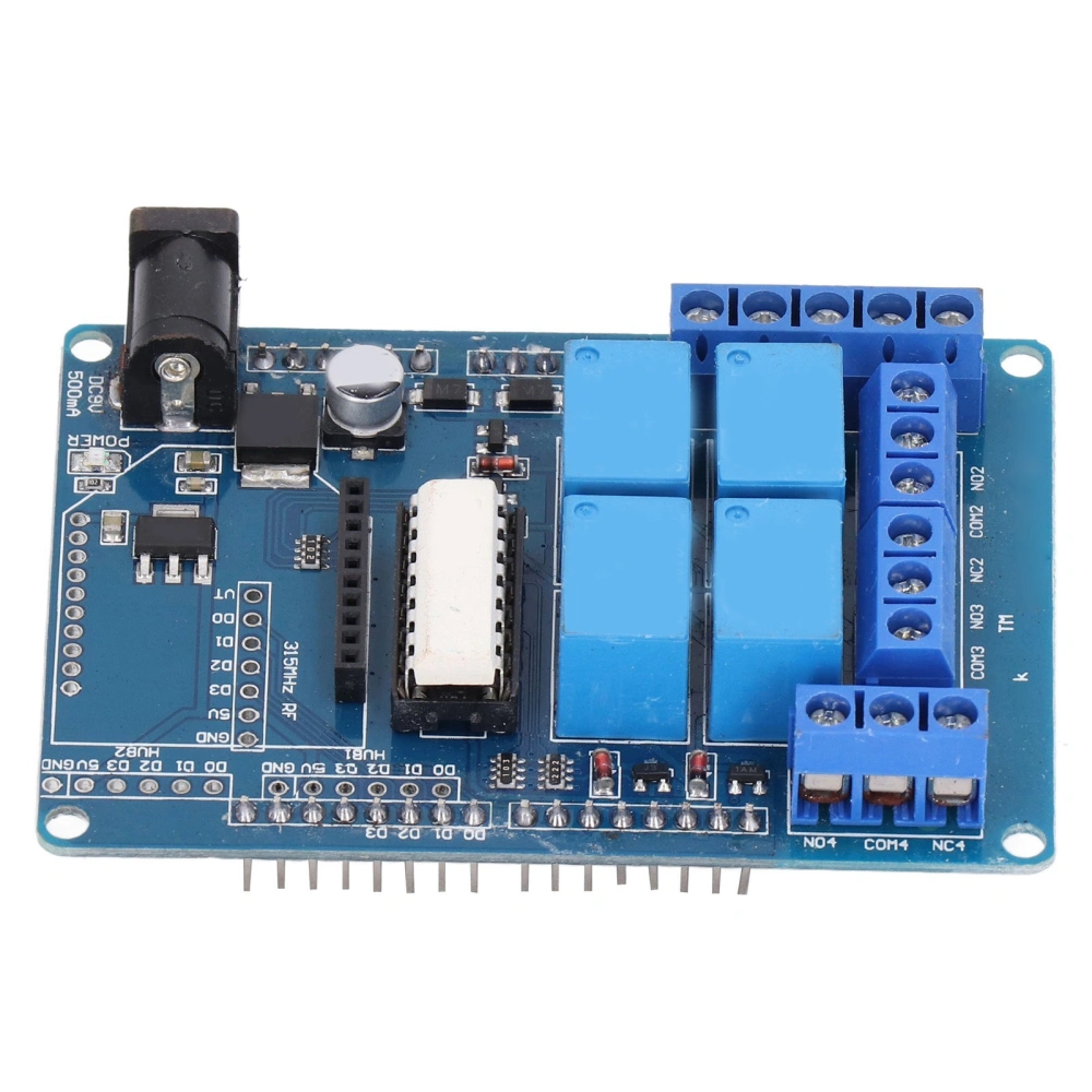 4 Channel Relay Module Resin Relays Expansion Board with Optocoupler Isolation 5V Output