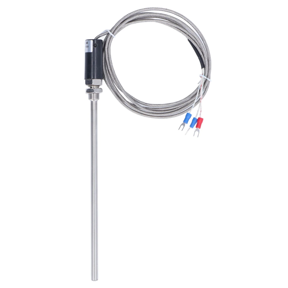 PT100 Thermocouple Probe Temperature Sensor Shielded Wire Transducer ‑200‑450℃ WZPT‑10