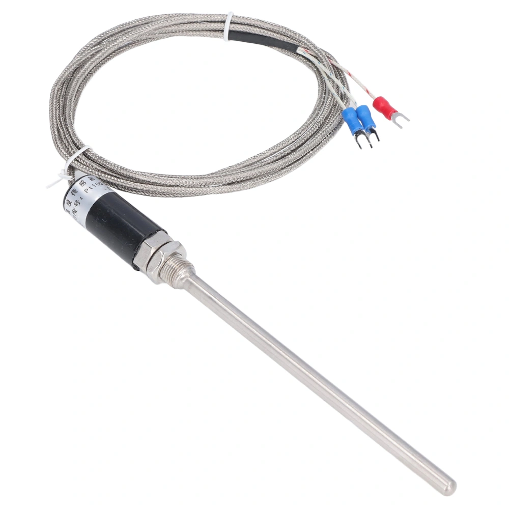 Temperature Sensor Waterproof Pt100 Thermistor Temp Probe for Measurement WZPT‑10