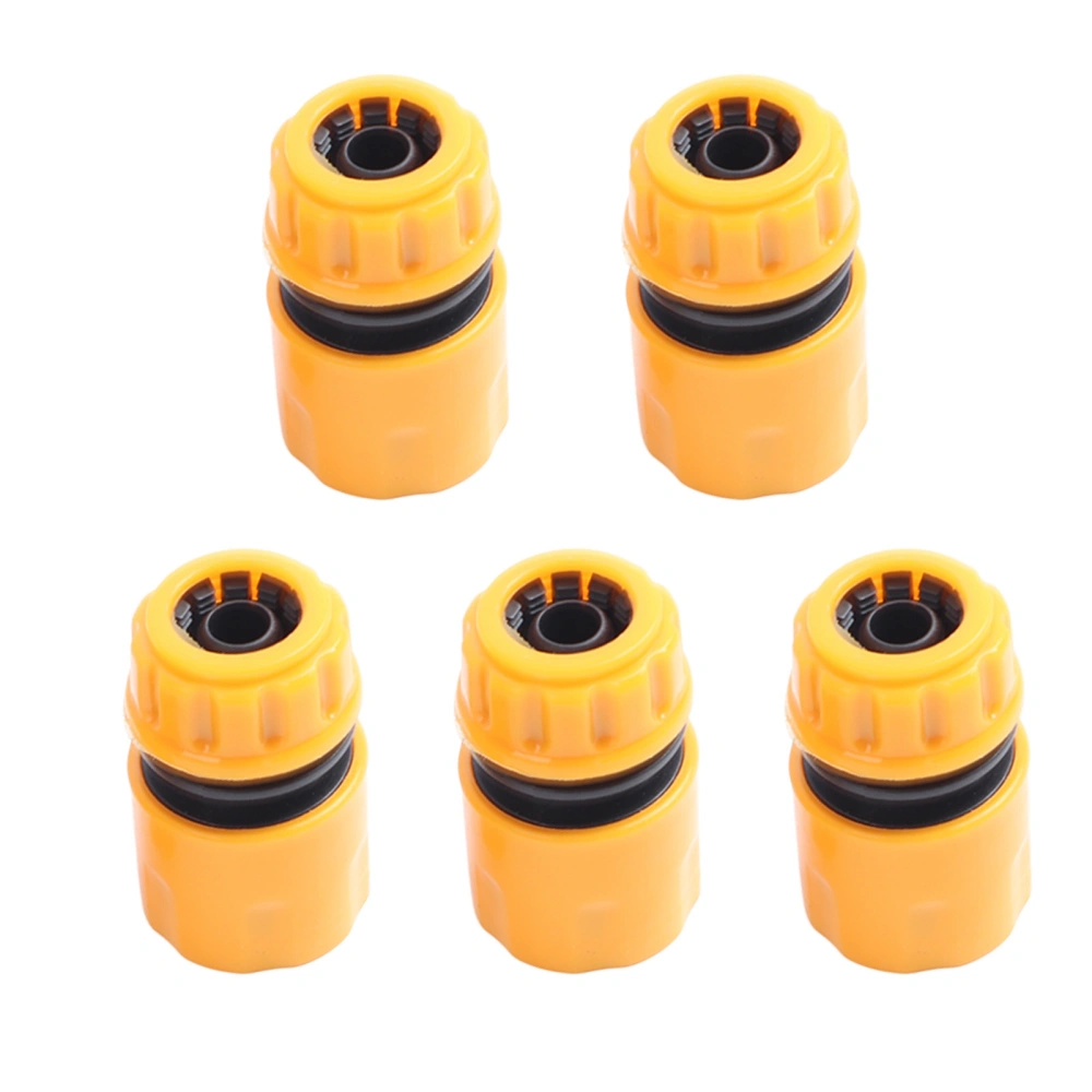 5Pcs Hose Adapter Pipe Connector Fitting ABS 3/4in Quick Connection Set Kit for Garden