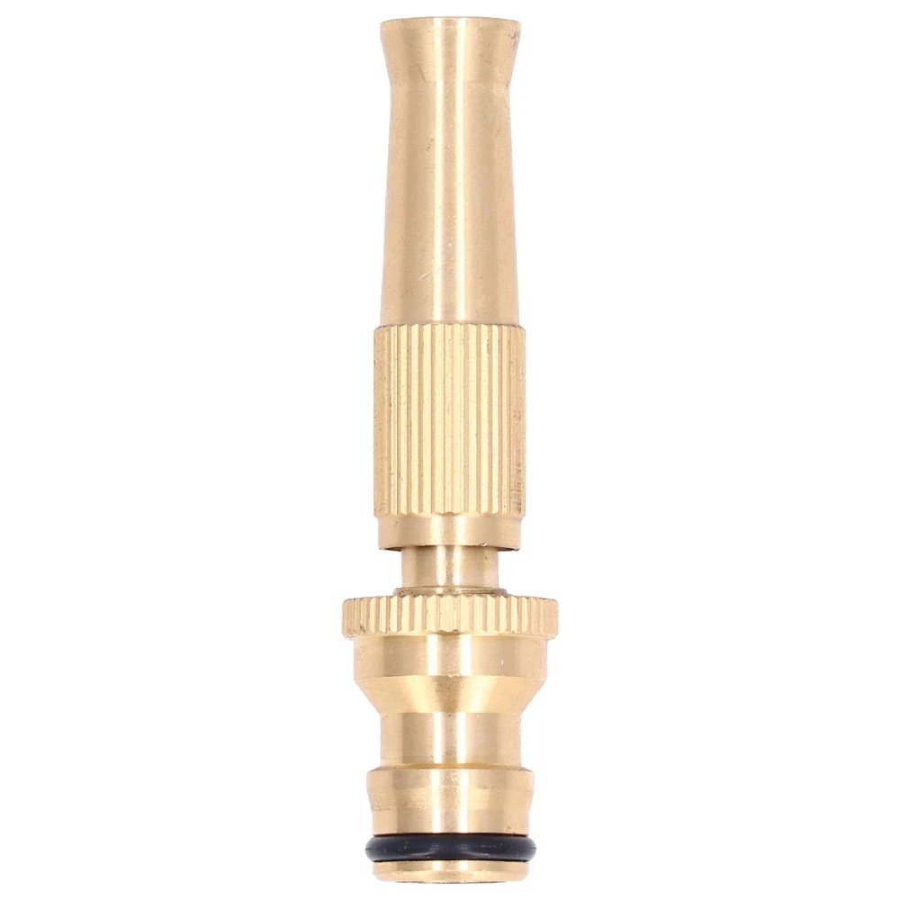 Hose Nozzle Jet Sprayer High Pressure Adjustable Brass Quick Connector for Garden