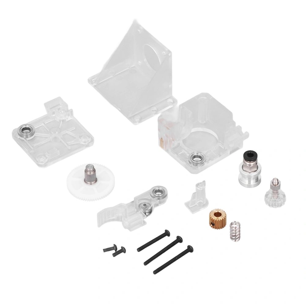 Extruder Kit 1.75mm Transparent Acrylic Accessory Replacement Set for V6 3D Printer