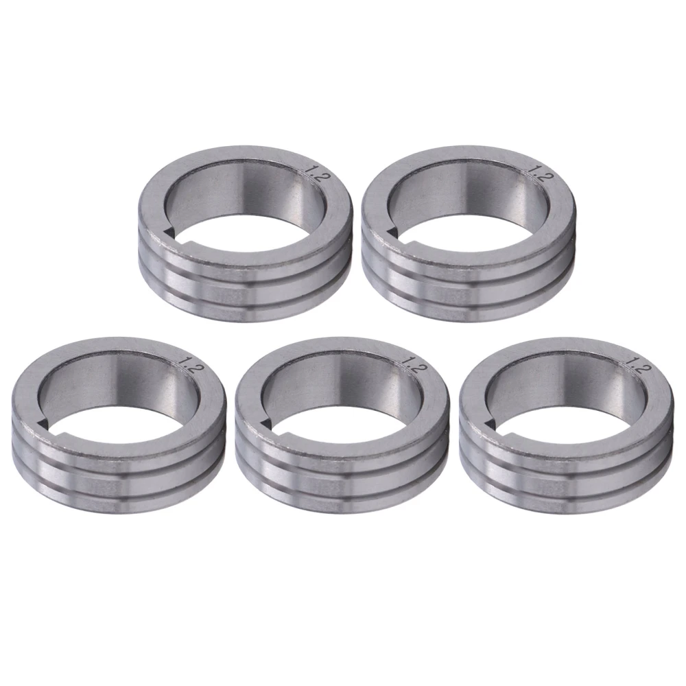 5Pcs Welder Wire Feed Roller 1.0‑1.2mm Groove Feeding Guide Wheel for BINZEL Welding Machine